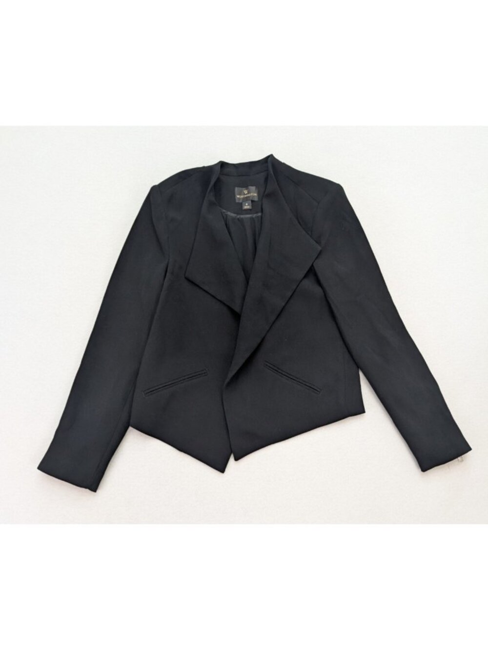 Worthington Women's Blazer Suit Jacket Size M Black Business Career